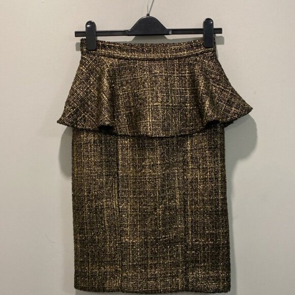 Missguided Peplum Skirt Frilly Midi Pencil - Picture 7 of 16